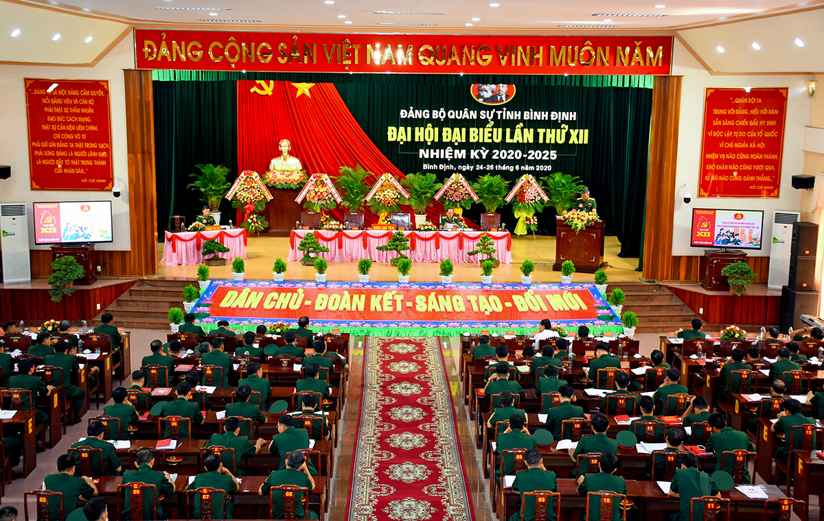 Đảng bộ Quân sự tỉnh Bình Định khai mạc Đại hội đại biểu lần thứ XII

